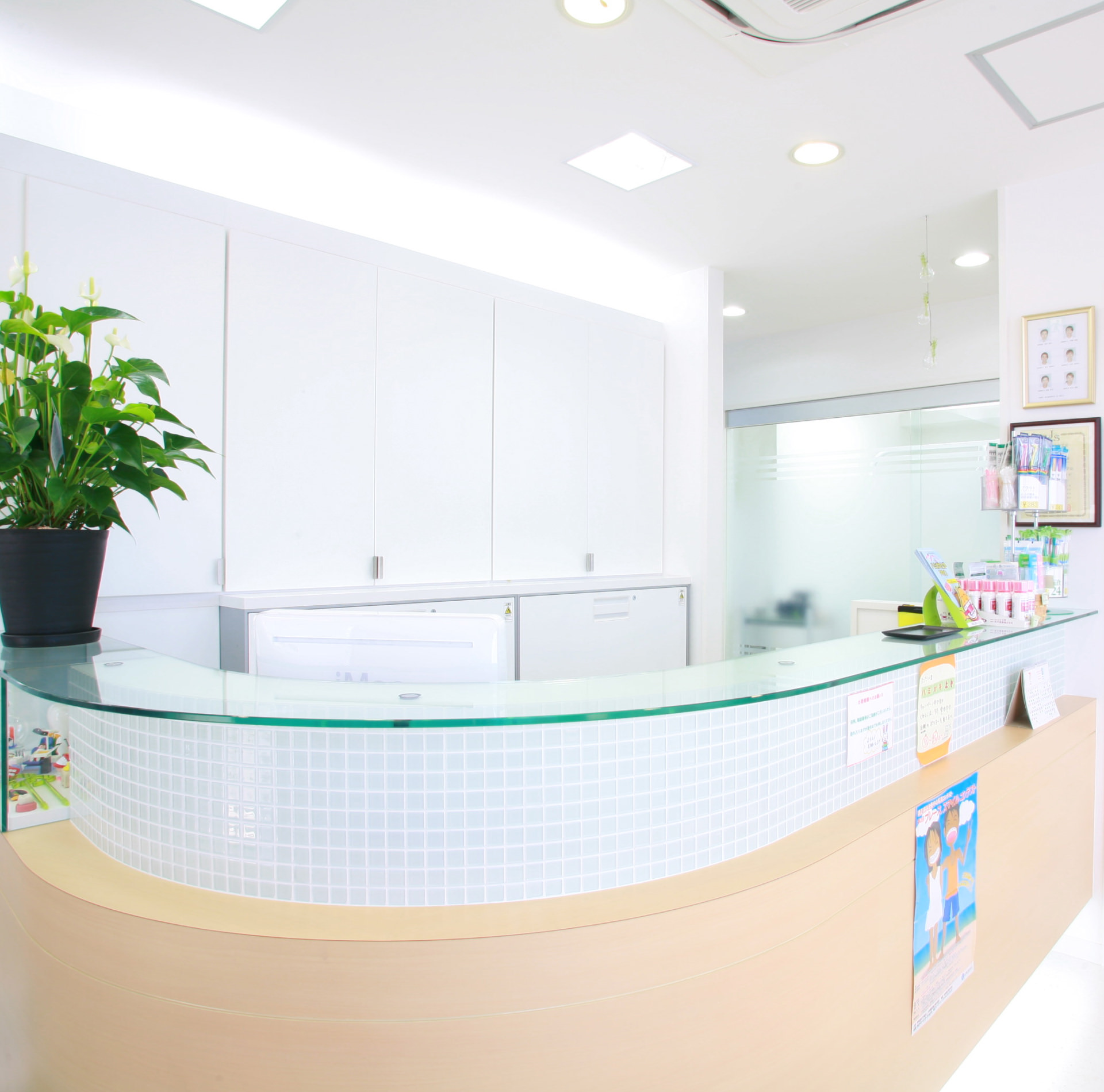 クリニックの受付の写真